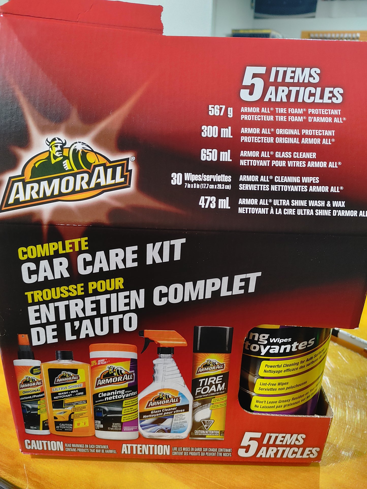 Complete Car Care Kit 5pc Kit