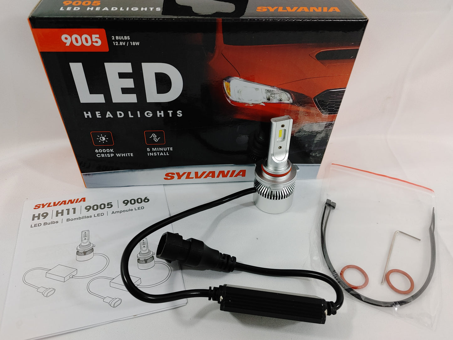 Sylvania LED 9005 set of 2 Plug and Play